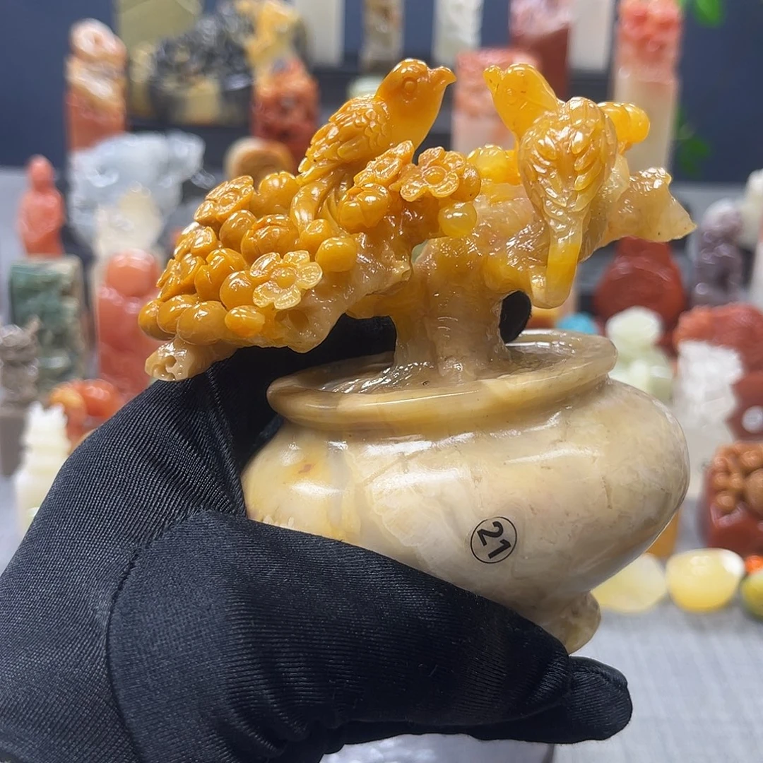 巴林石印石包邮包刻21