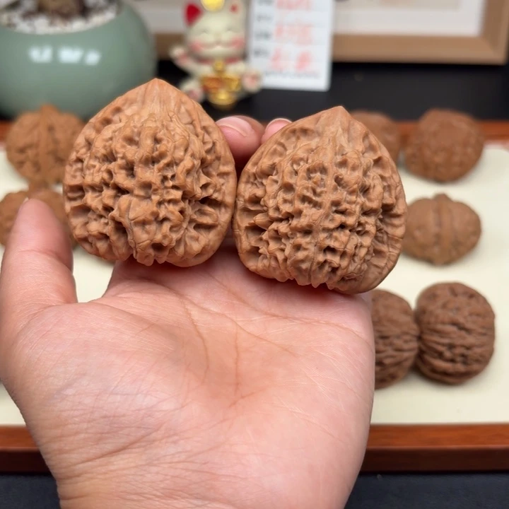 文玩核桃把件全品官帽47