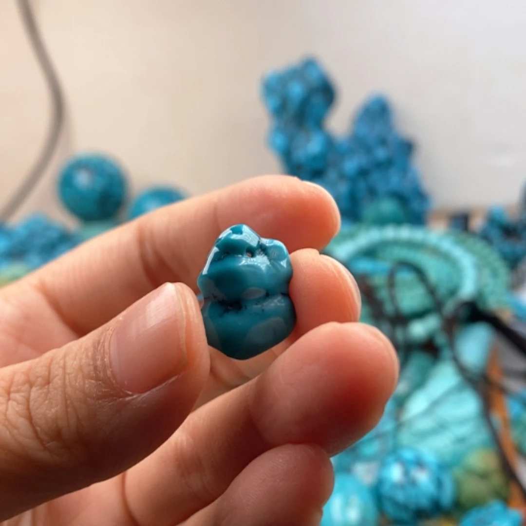 【闪购商品】未镶嵌绿松石珠宝半成品?****杨