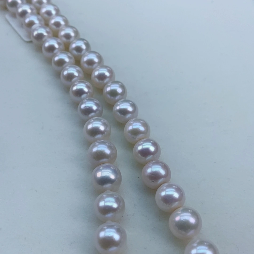 银S925镶嵌淡水珍珠9/11天女光干净