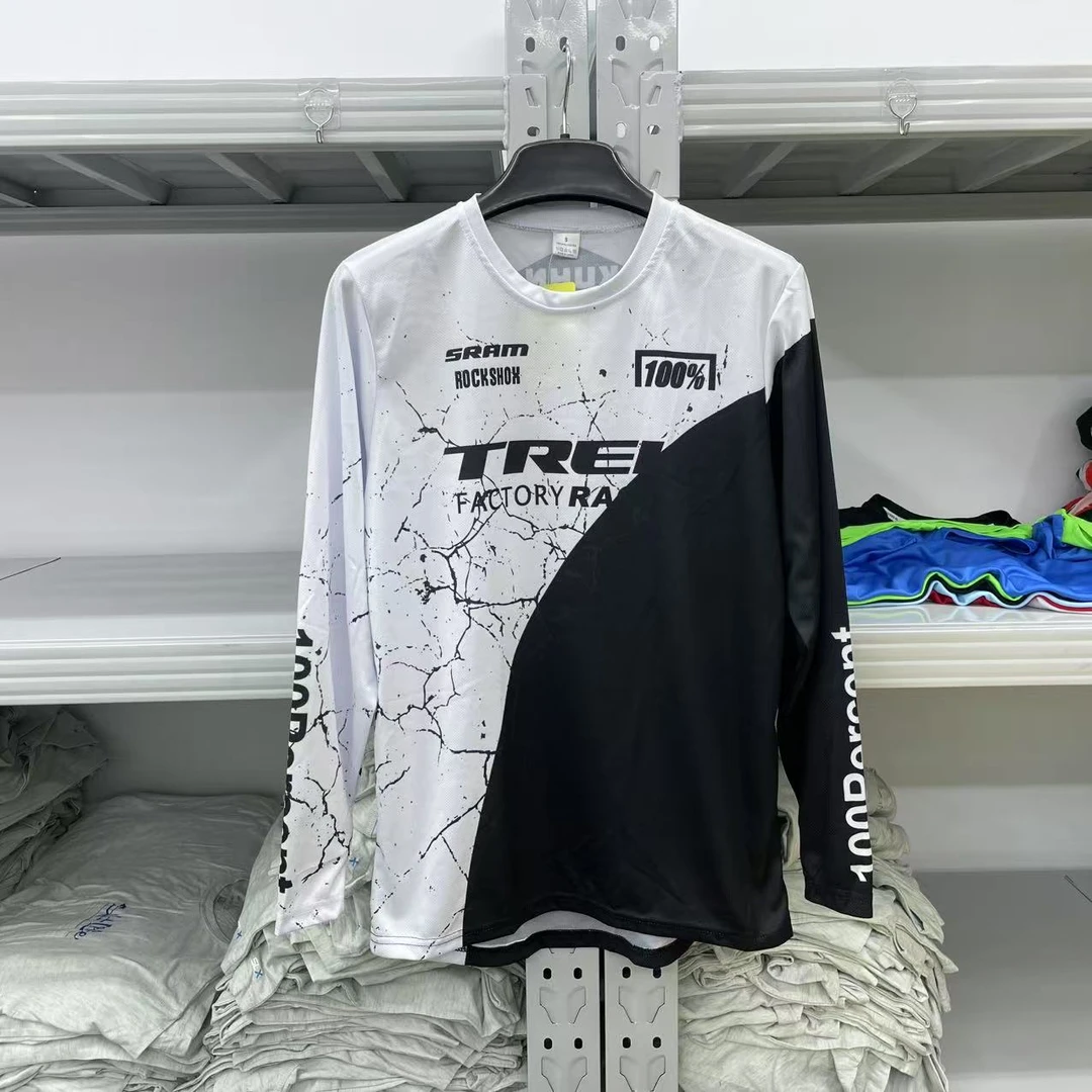 801-999速降服长袖户外速干透气山地自行车运动服赛车越野骑行服