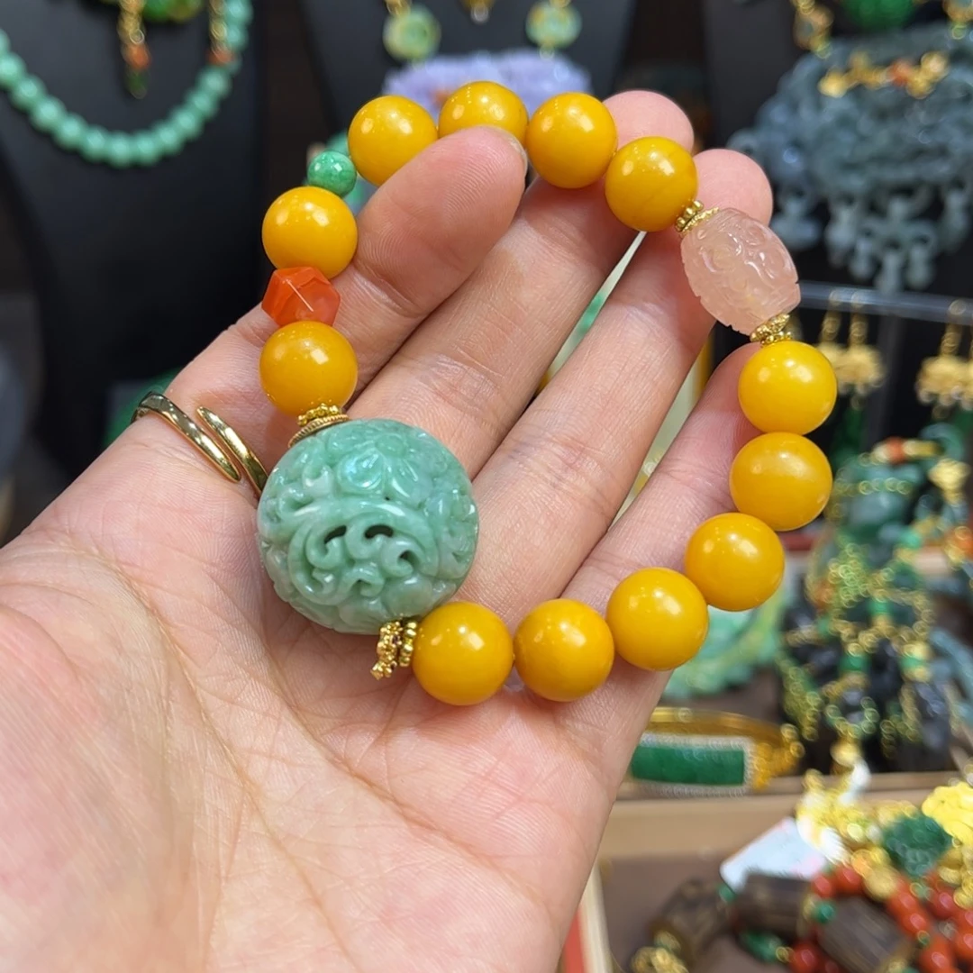 翡翠未镶嵌手链翡翠