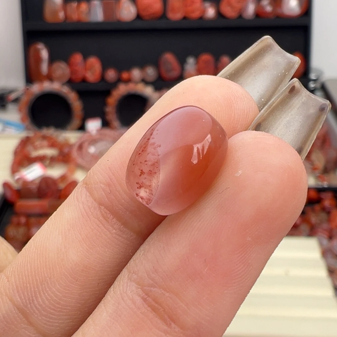 南红玛瑙未镶嵌颈饰枣珠