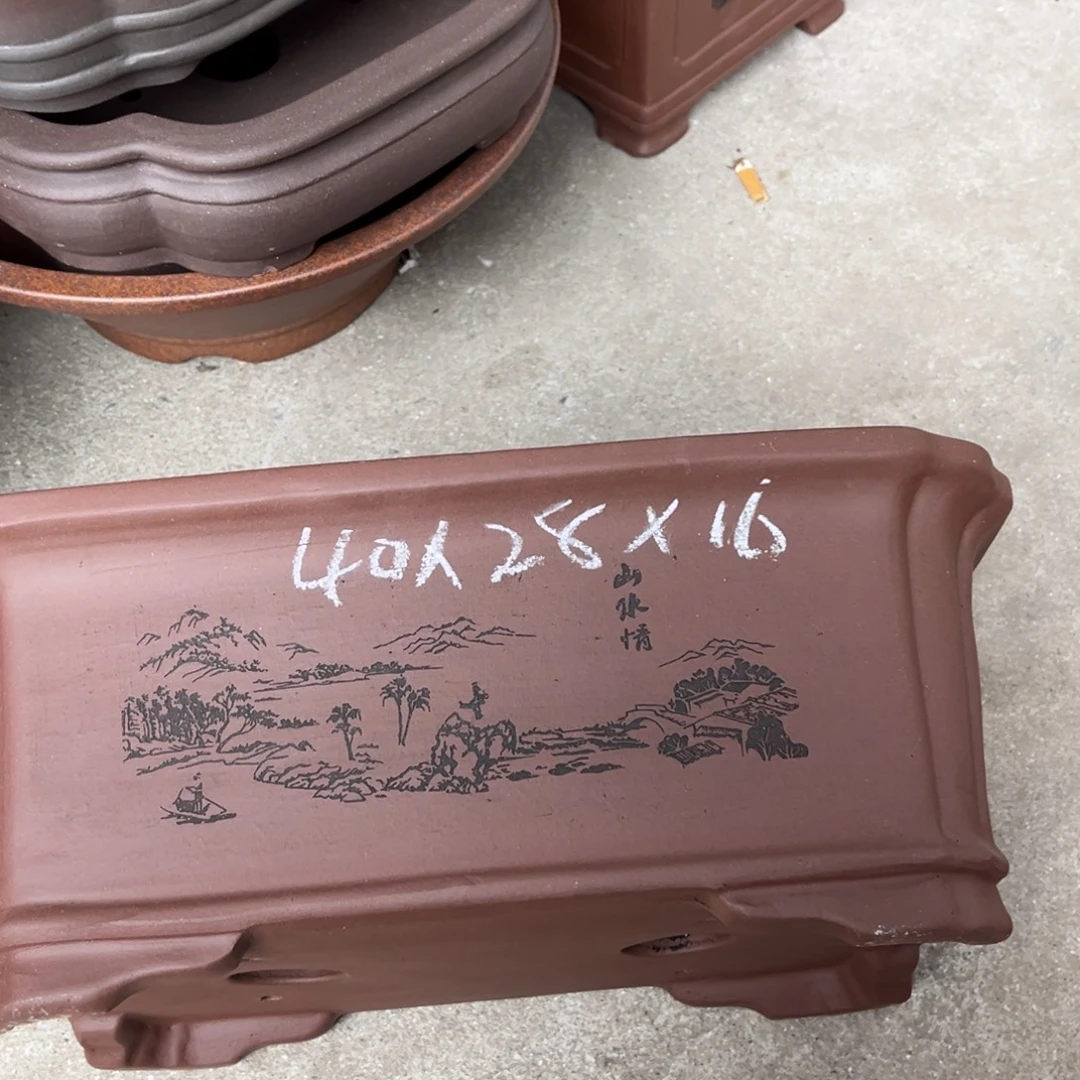 紫砂花盆盆景艺术