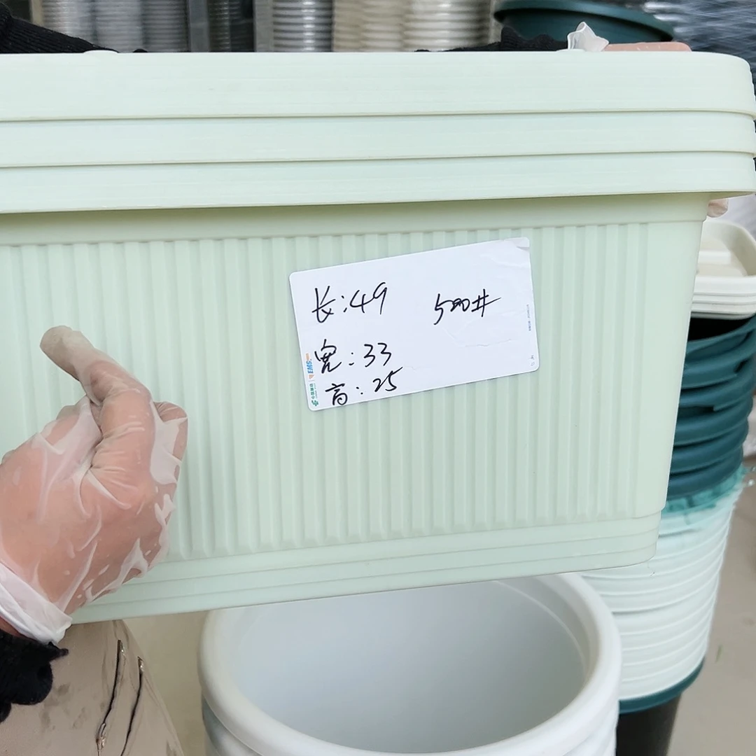 树脂瑕疵中野大菜盆500#米白色3个无托