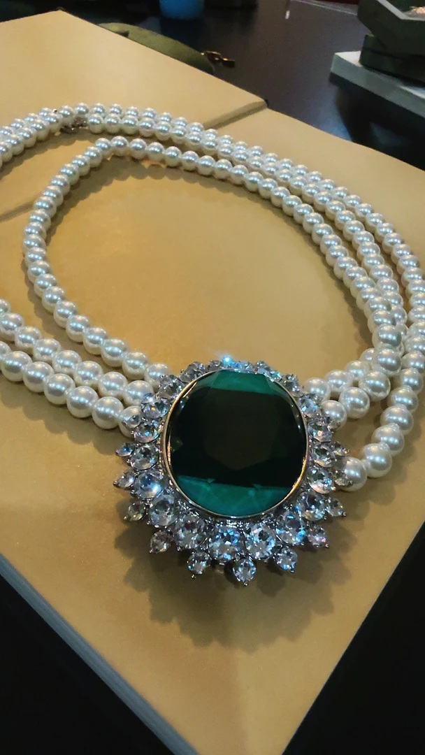 合金项链 【港珠美人】法式复古时髦百搭项链