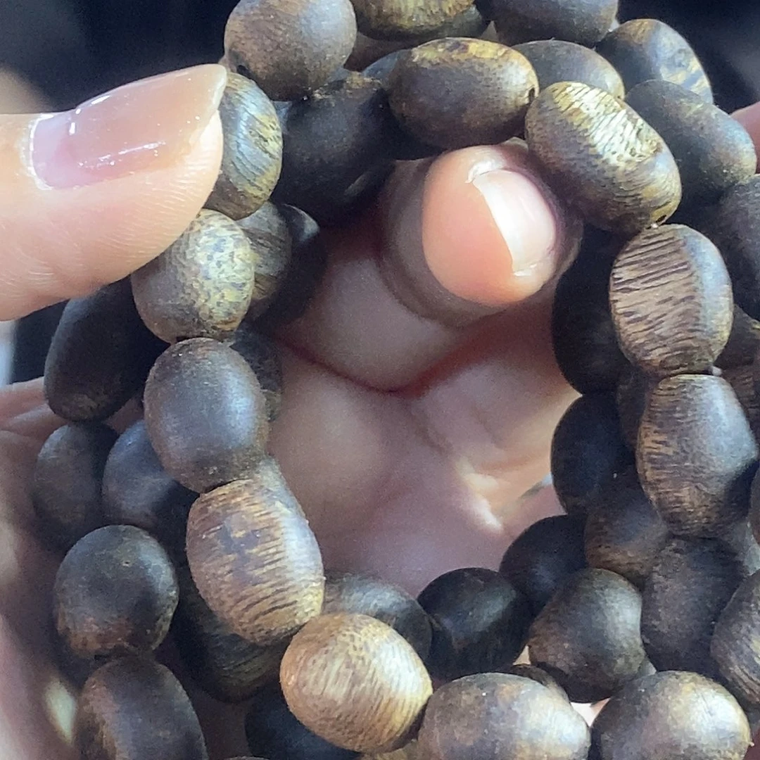 沉香手串棋楠瘤疤长串1.0/38克多样性发一