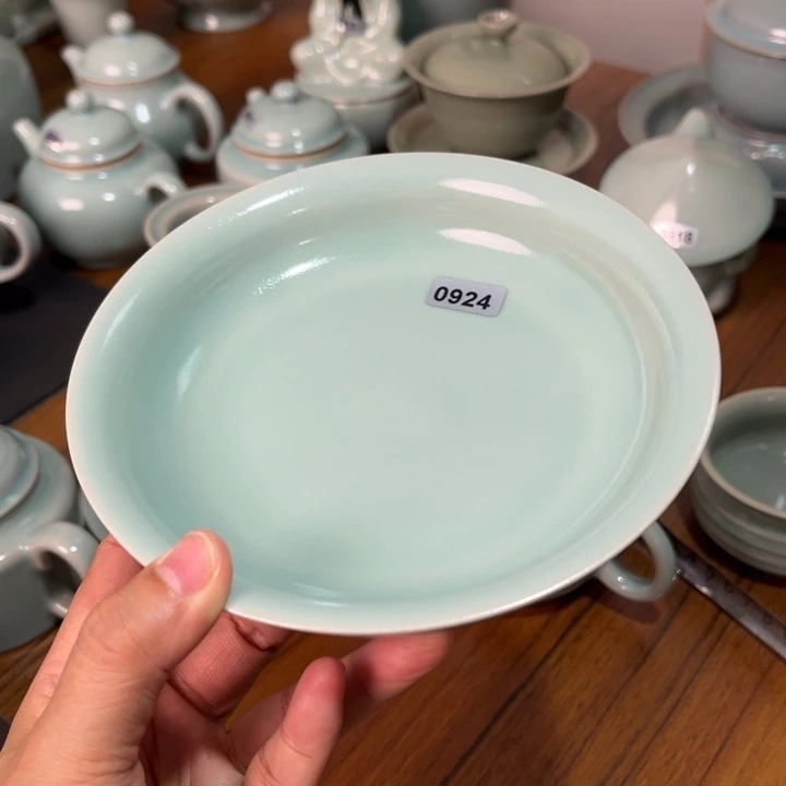 杯0924壶承，，青鸾汝瓷原矿釉