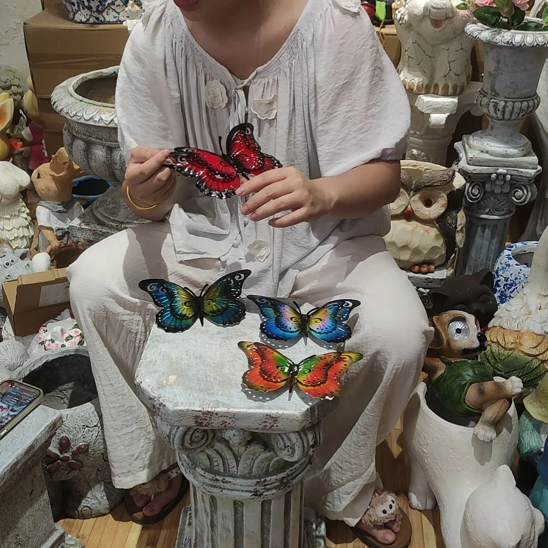 合成树脂铁艺蝴蝶四只