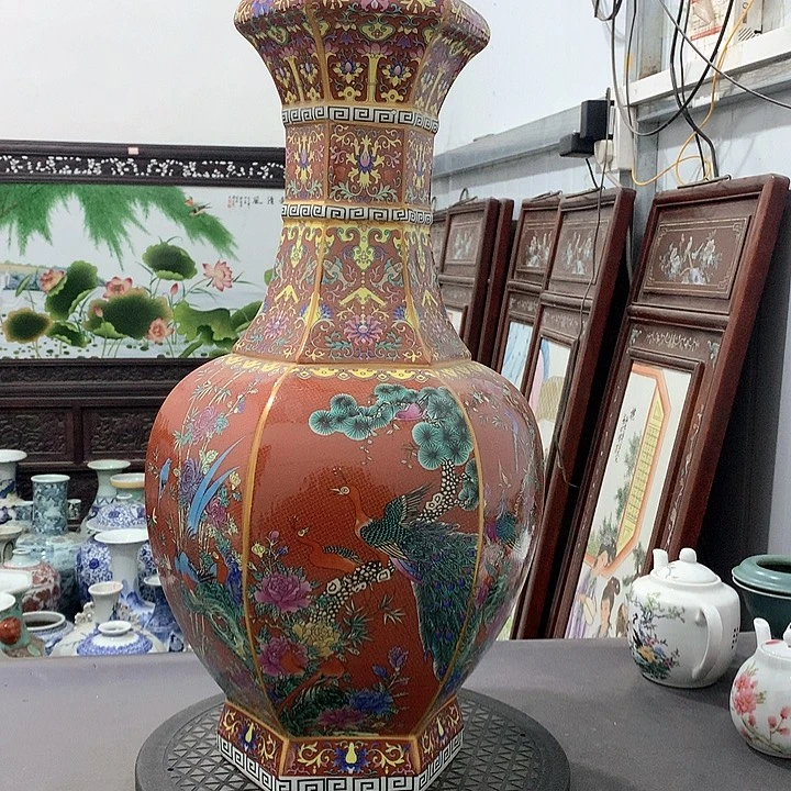 陶摆件博古架陶瓷摆件