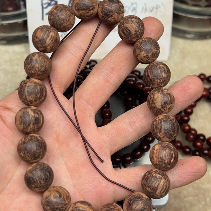 降真香手串/手链15圆珠白油20颗