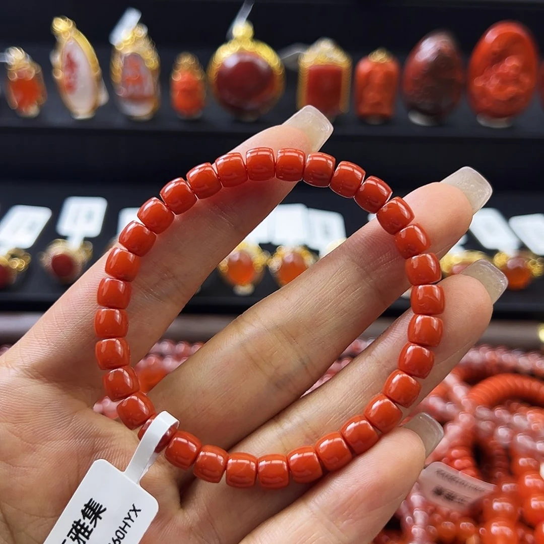 南红玛瑙手串6m未镶嵌