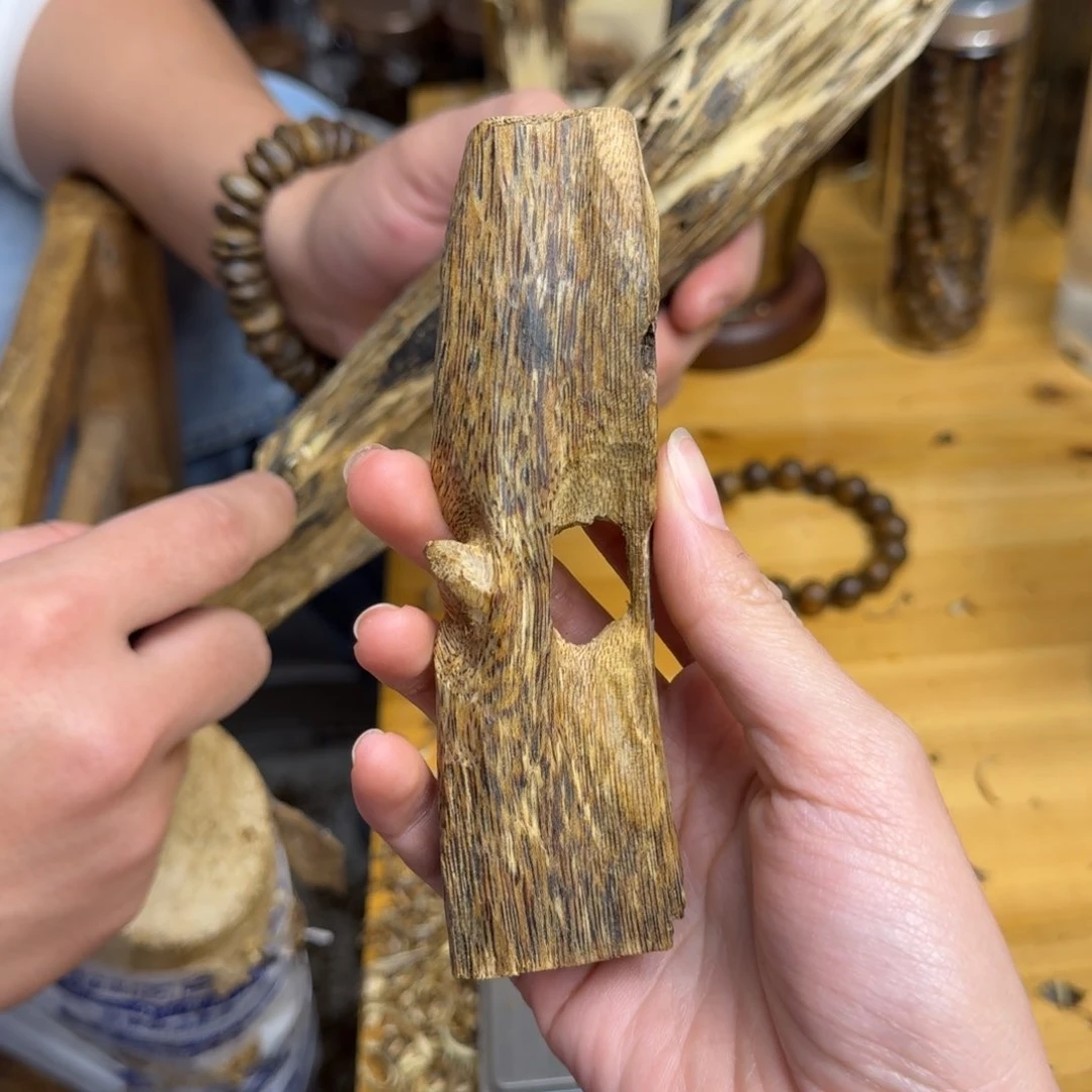 沉香沉香枕白棋品种块料26克