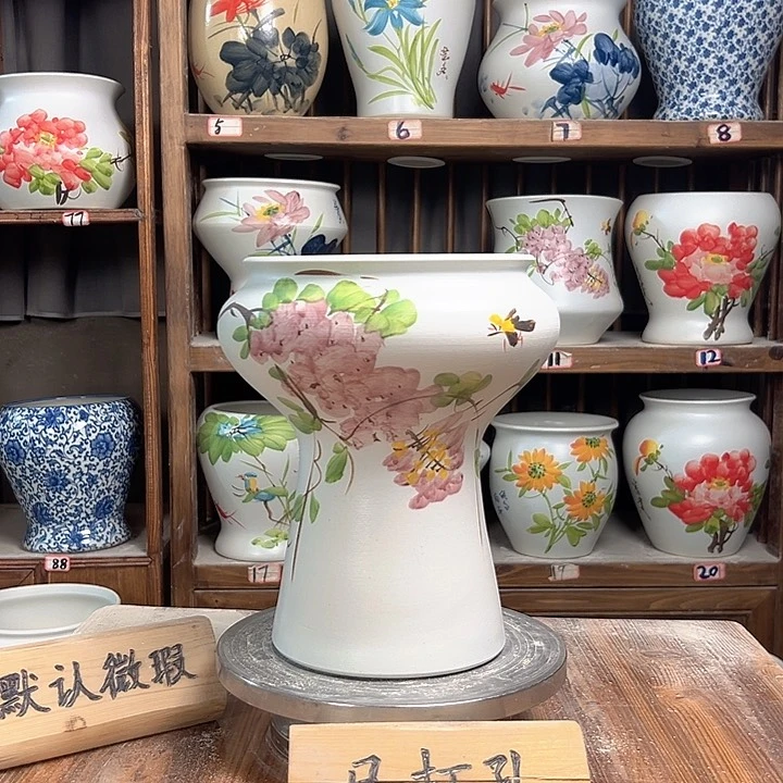 摆件蘑菇紫藤新款新款陶瓷