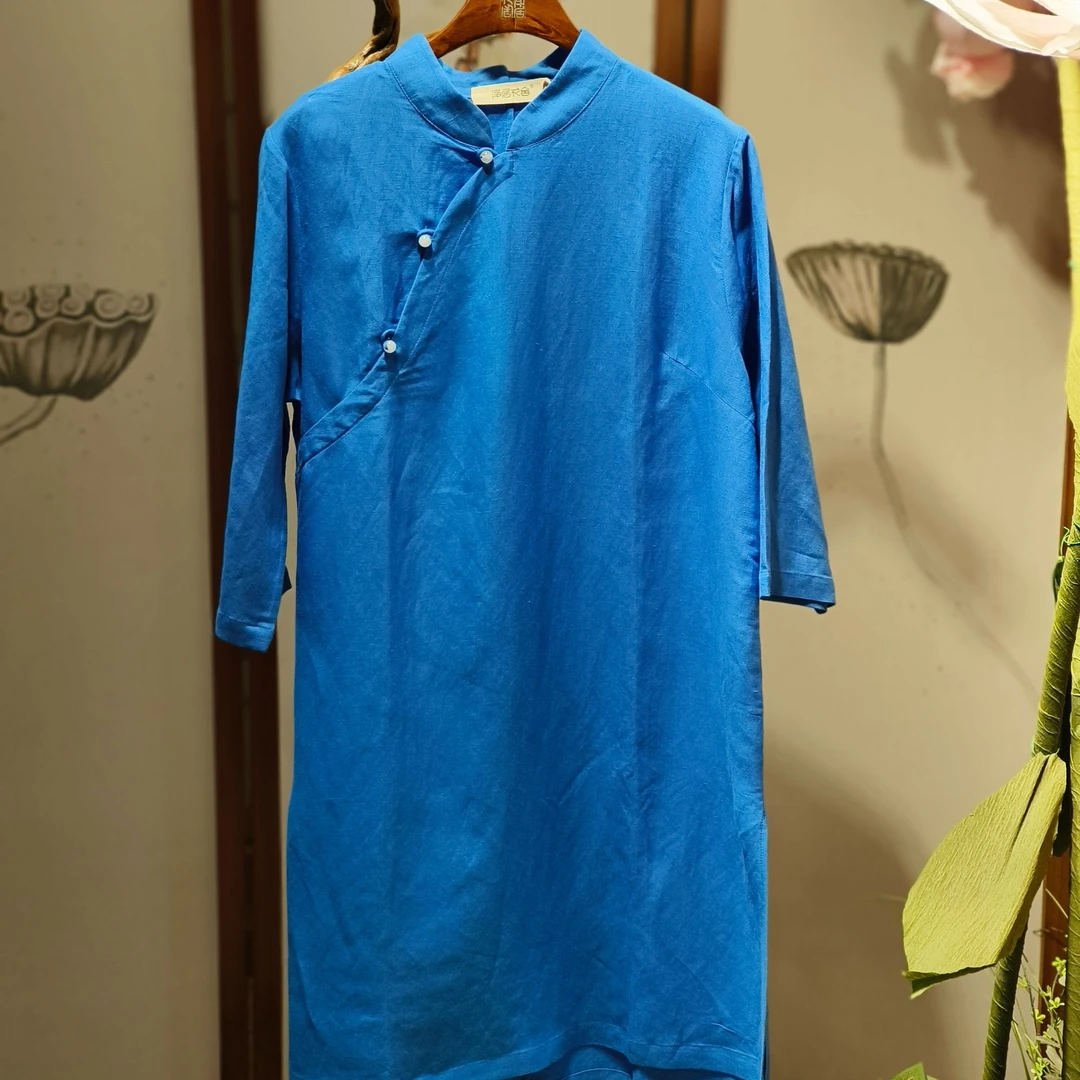 净居衣舍 原创设计亚麻禅意上衣AM029