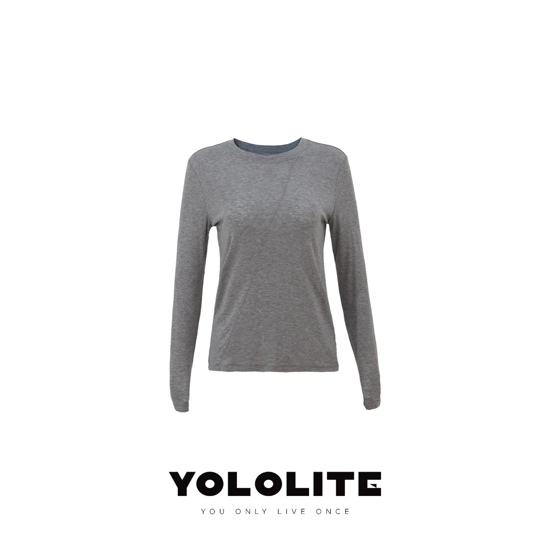 YOLOLITE【折页报刊】2480简约软糯莱赛尔美利奴羊毛针织打底上衣