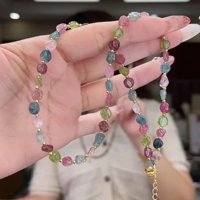 05610306/未镶嵌碧玺项链多样性发货