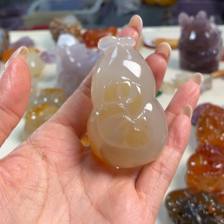 玛瑙/玉髓未镶嵌吊坠(不含链)