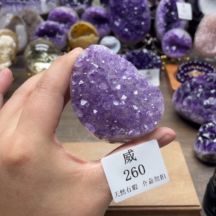 未镶嵌水晶珠宝半成品