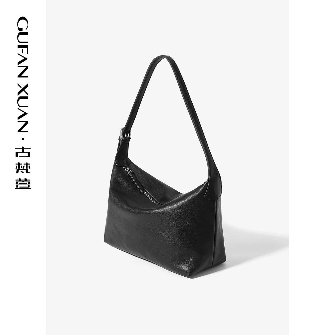 GUFAN XUAN/古梵萱单肩复古风方形斜挎包包包休闲肩包