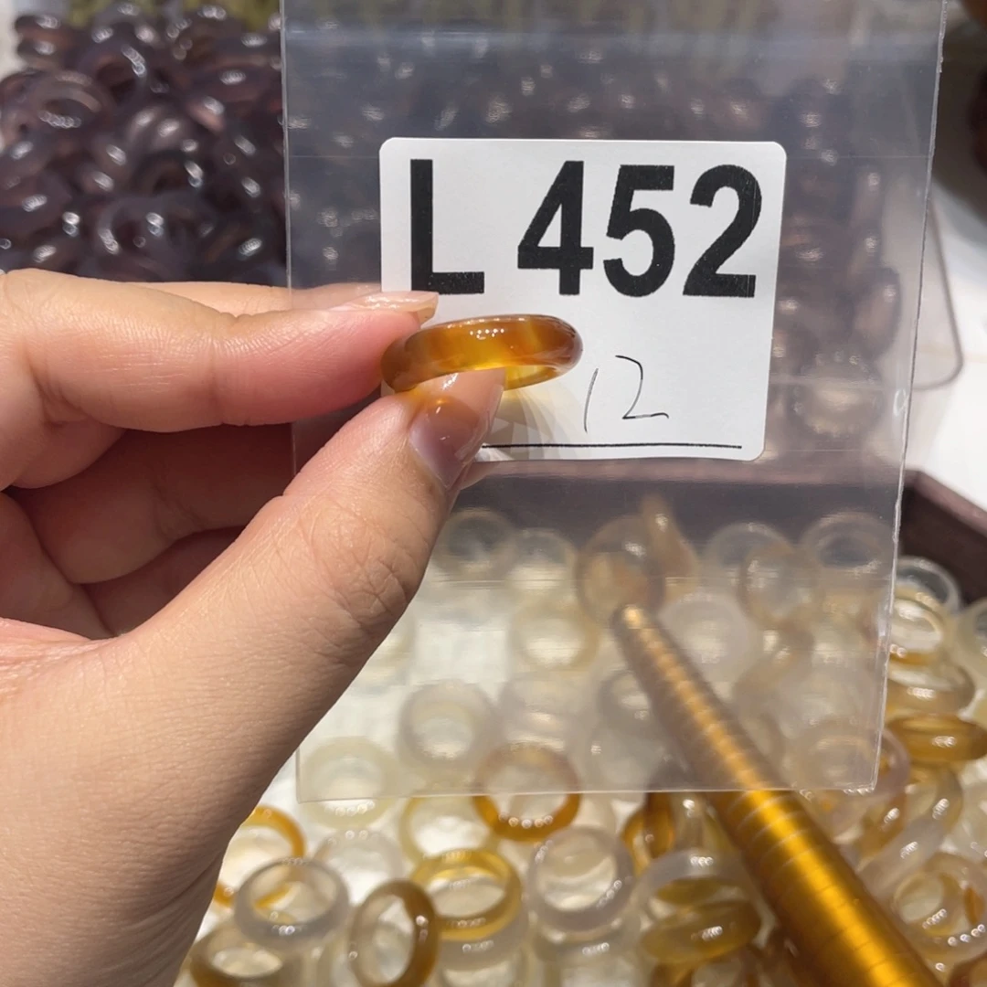 玛瑙/玉髓未镶嵌戒指452