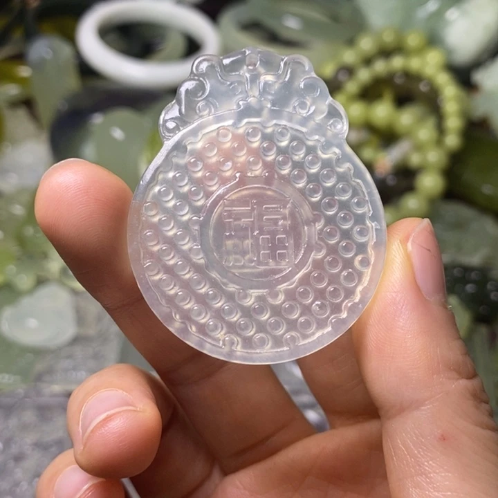 岫玉天然岫玉挂件未镶嵌