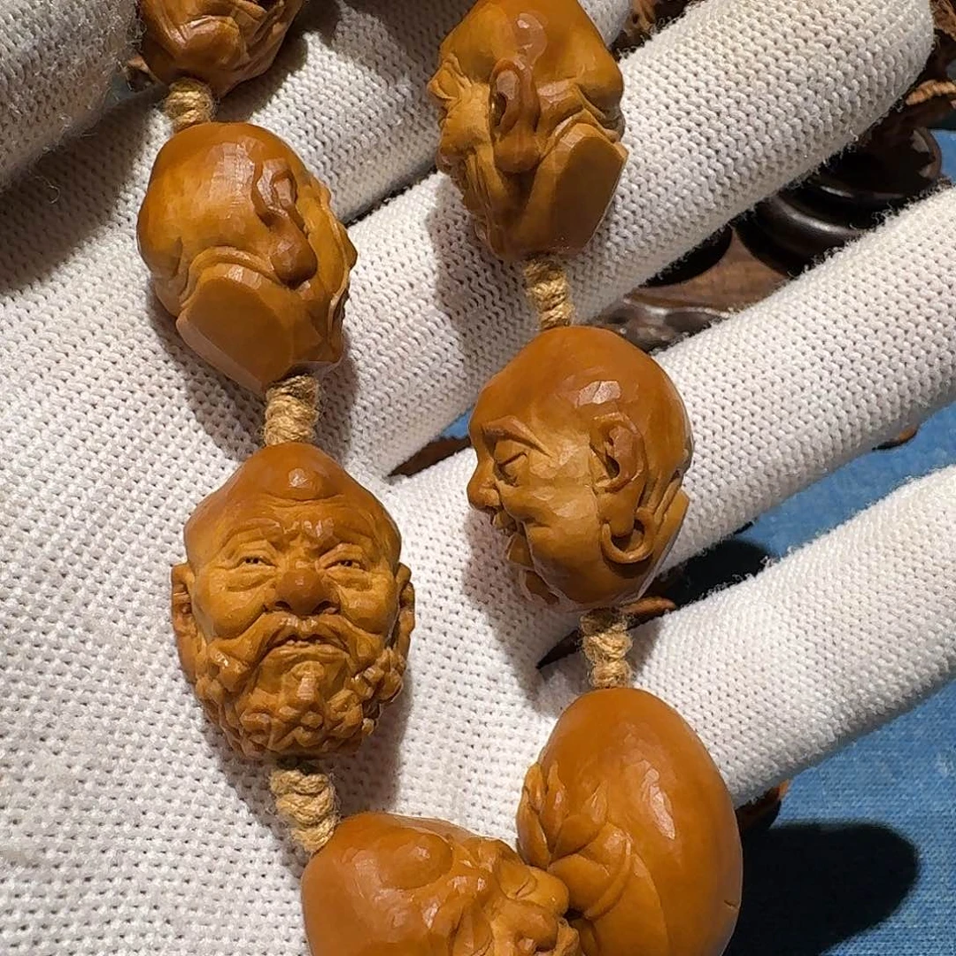 手串/手链橄榄核撸***墩核雕艺术