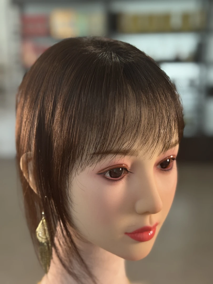 经典轻薄锁骨发减龄真发头套夏季时尚透气