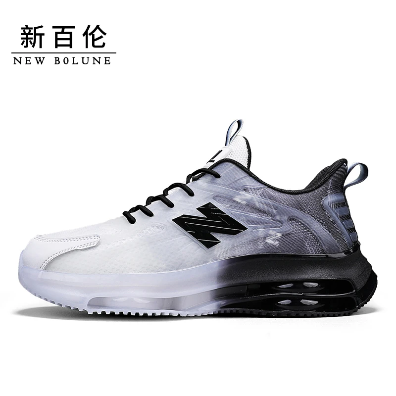 NEW BOLUNE/新百伦男鞋新款夏季软底轻便网面运动休闲气垫跑步鞋