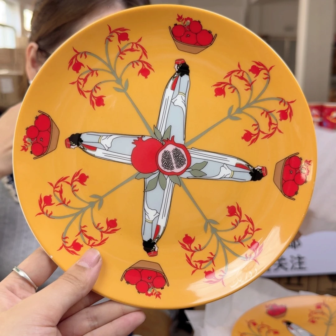 骨瓷高骨骨瓷8英寸20cm平盘一只外贸骨瓷