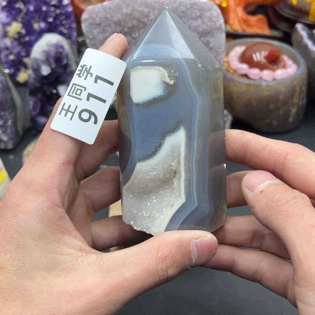 紫晶水晶摆件未镶嵌911