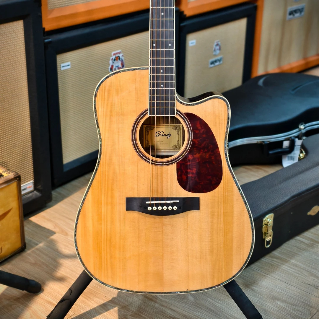 丹迪dandy云杉玫瑰木DC624面单41寸DC桶单板民谣吉他