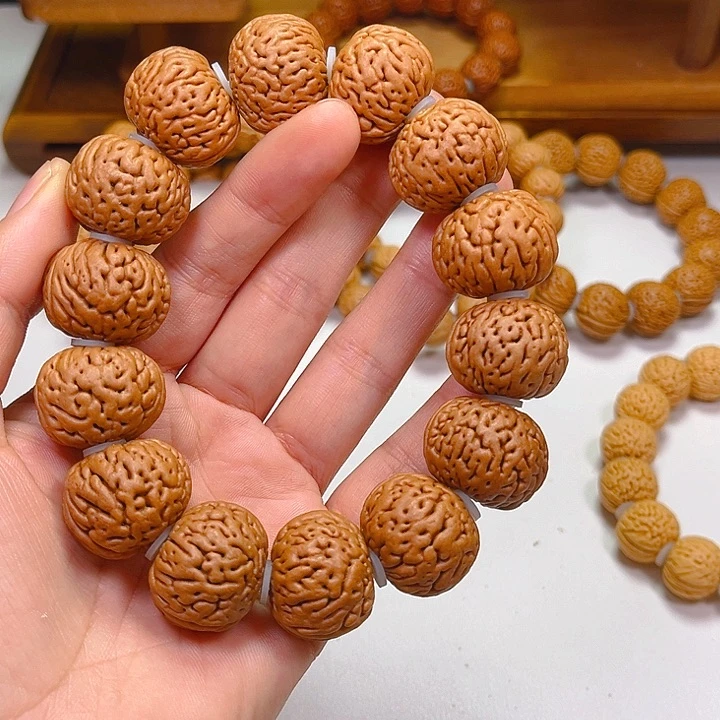 观***风吊坠桃核桃核磨盘