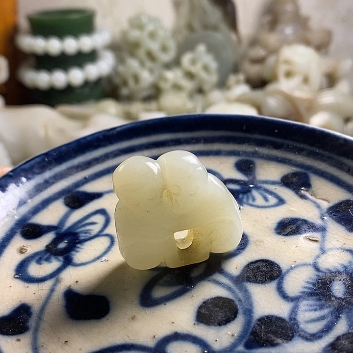 瓷片工艺品瓷盘内挂坠