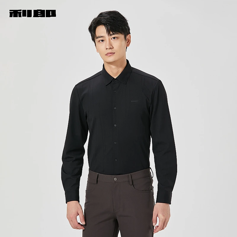 【商场同款】利郎官方衬衫男士商务休闲2024冬季衬衣男1Y