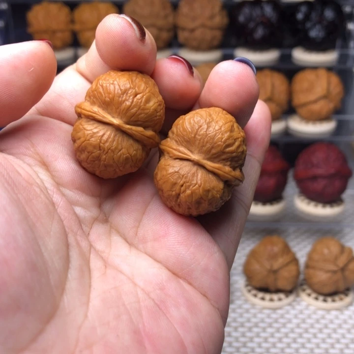 把件文玩核桃60玲珑小元宝30