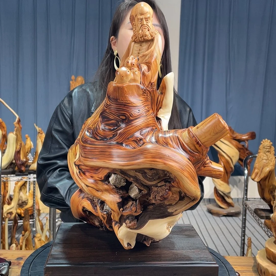 柏木（崖柏）随型艺术根雕