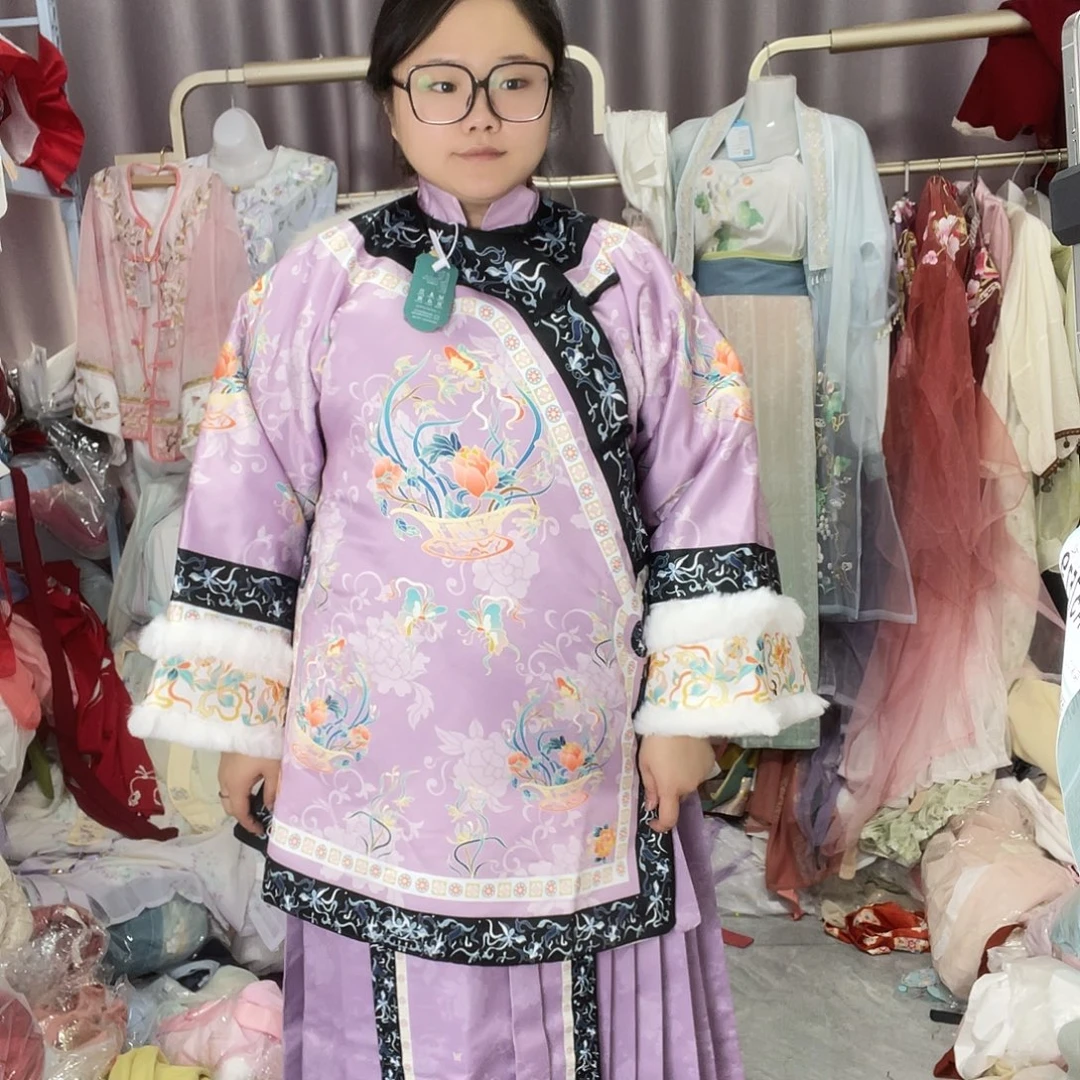 紫色清汉女加厚款