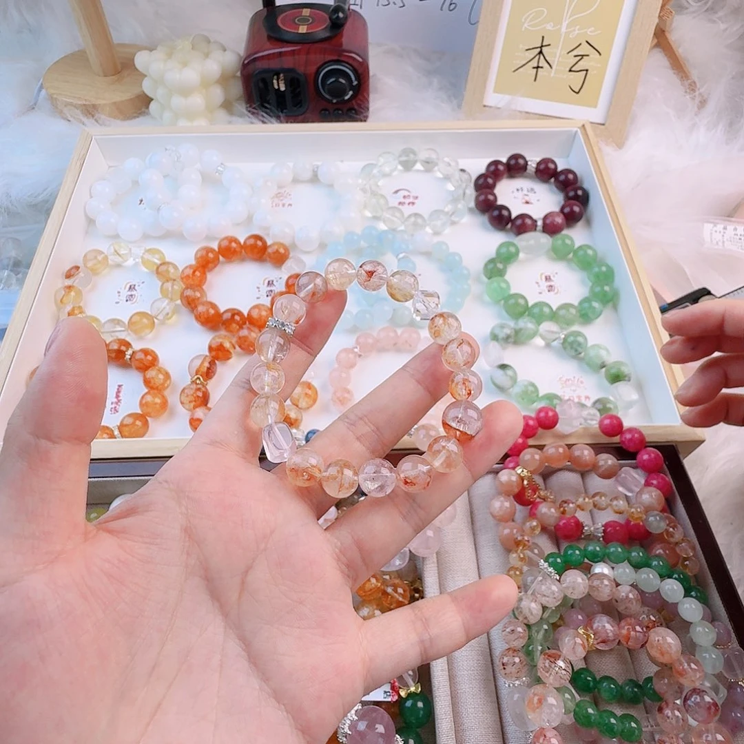 ****奇烟晶手链银S925镶嵌