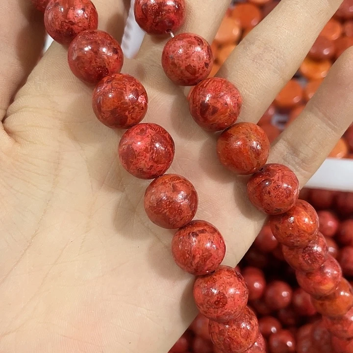 大***子贝壳非金属一条14mm原枝圆珠