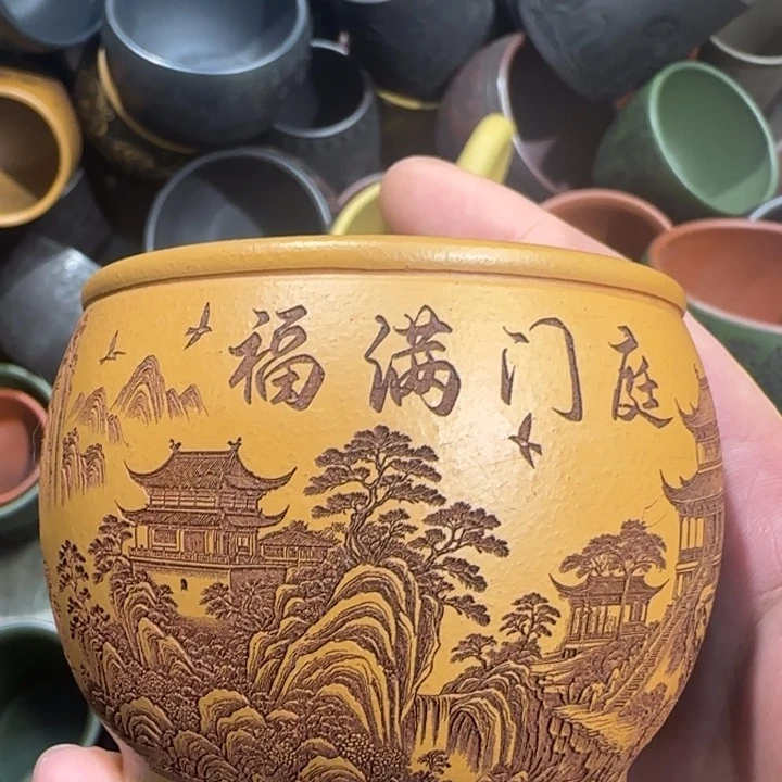 茶杯紫砂全手工制作工艺