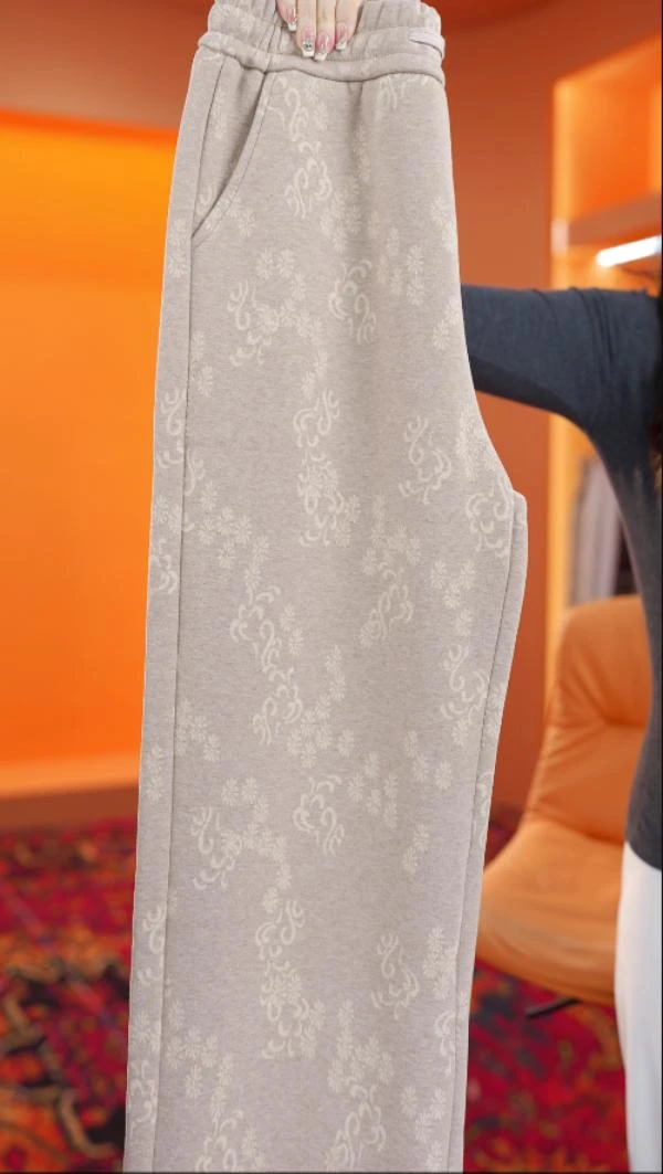 TT【外贸订单】杭州专柜 高腰女裤 冬季款 长款加绒女裤冬季