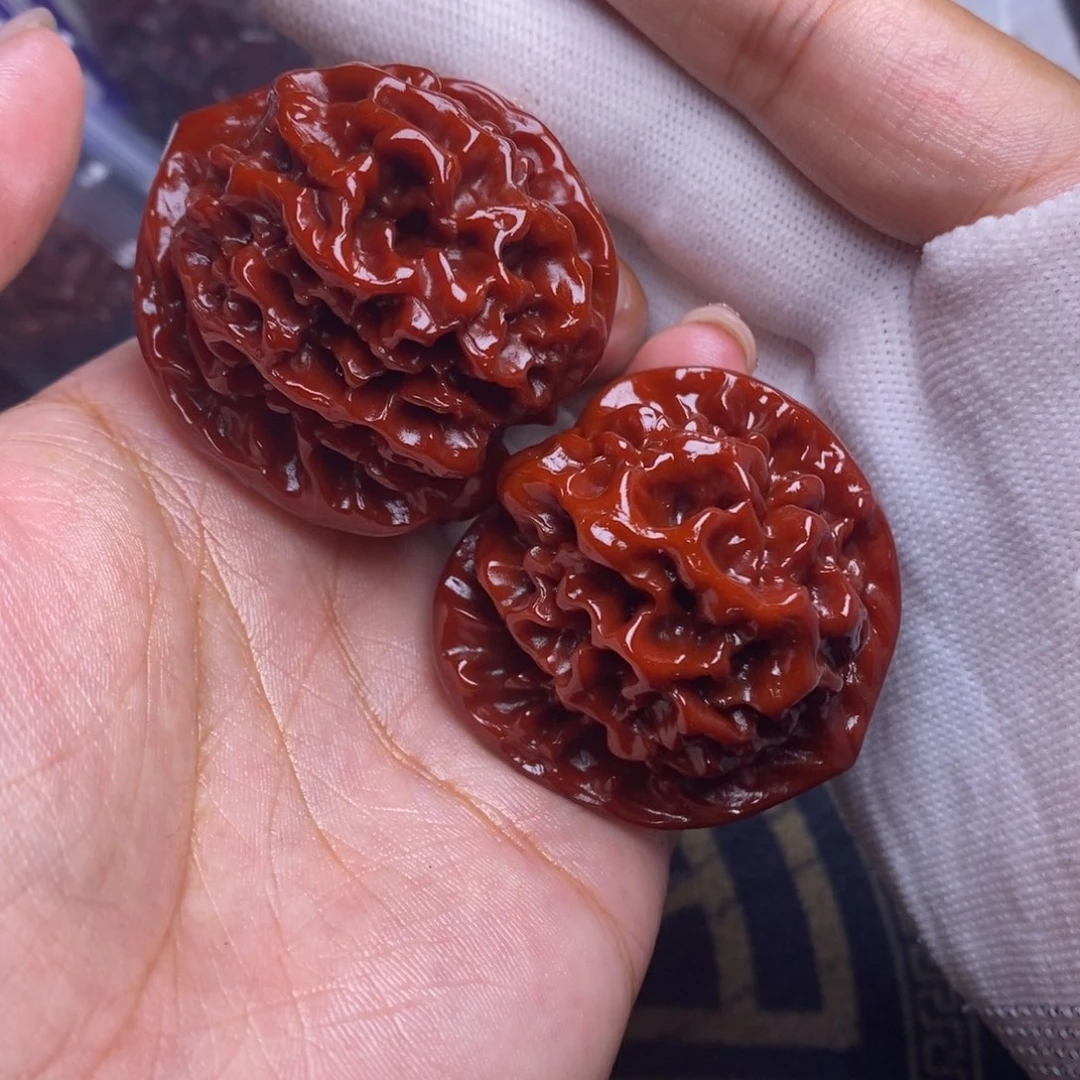 风***人吊坠文玩核桃帝王43