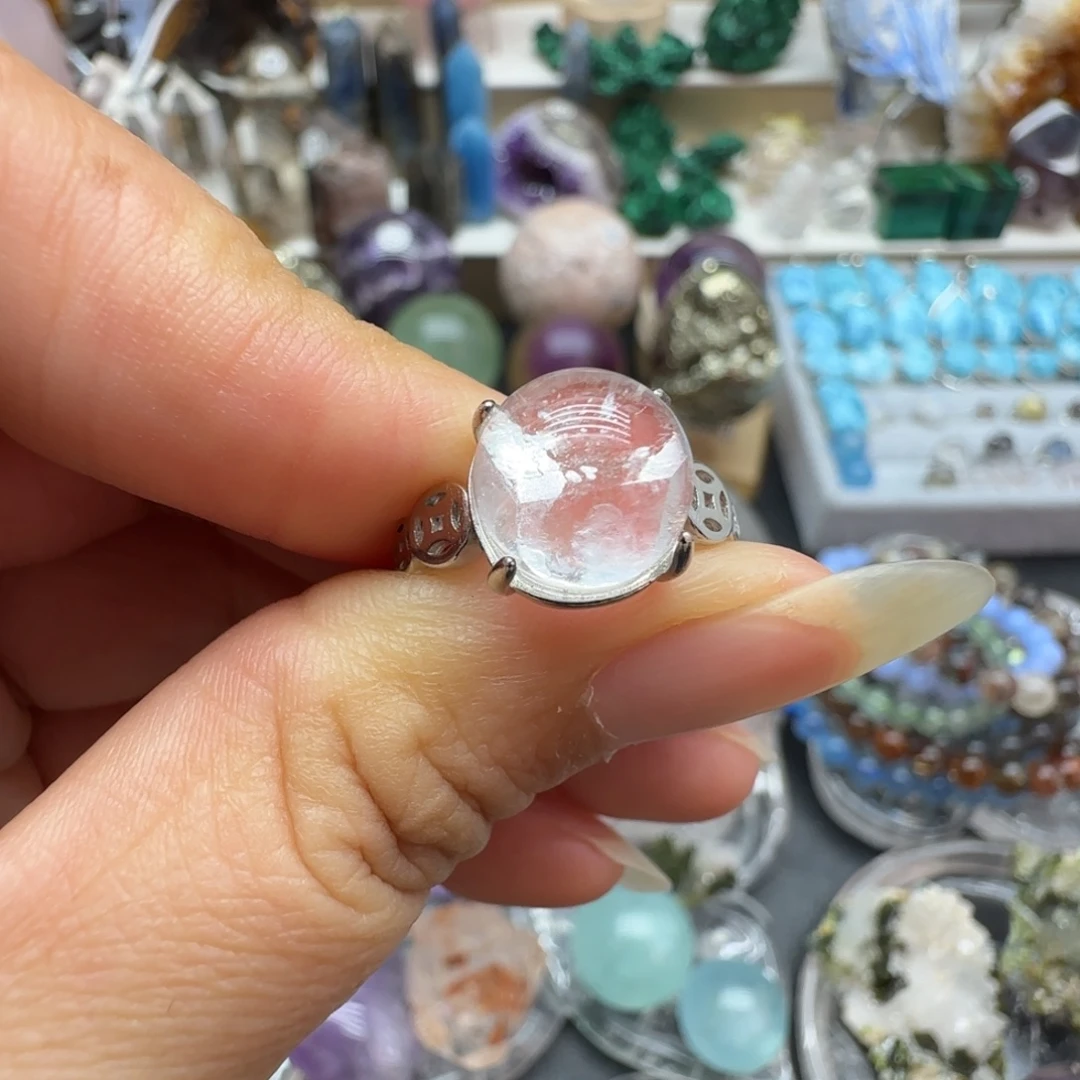 珠宝半成品水晶银S925镶嵌