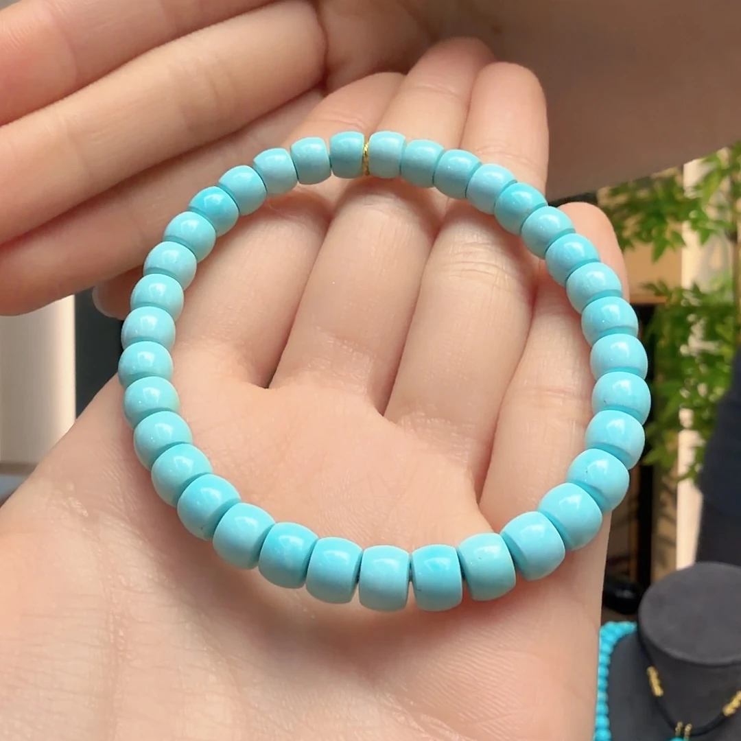 绿松石未镶嵌颈饰