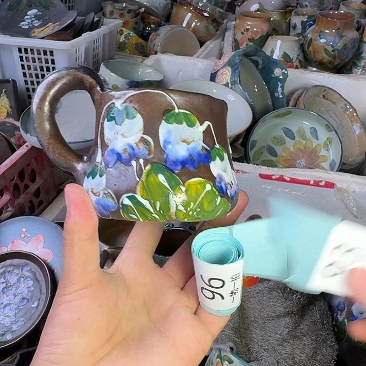 釉下彩微瑕处理慎拍93