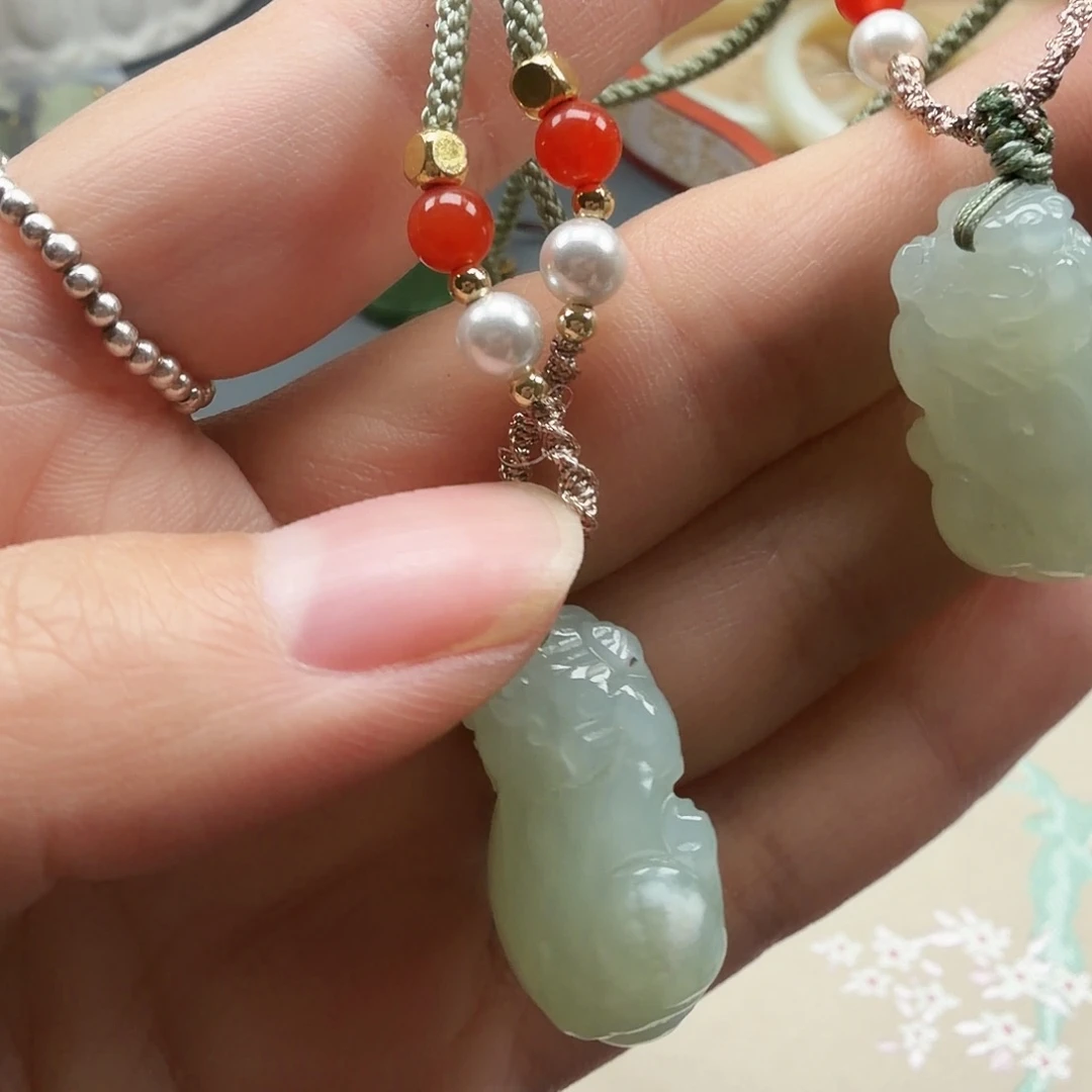 和田玉未镶嵌颈饰29