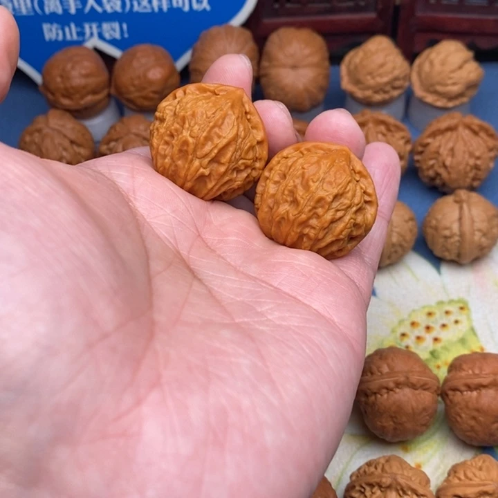 文玩核桃把件小官帽