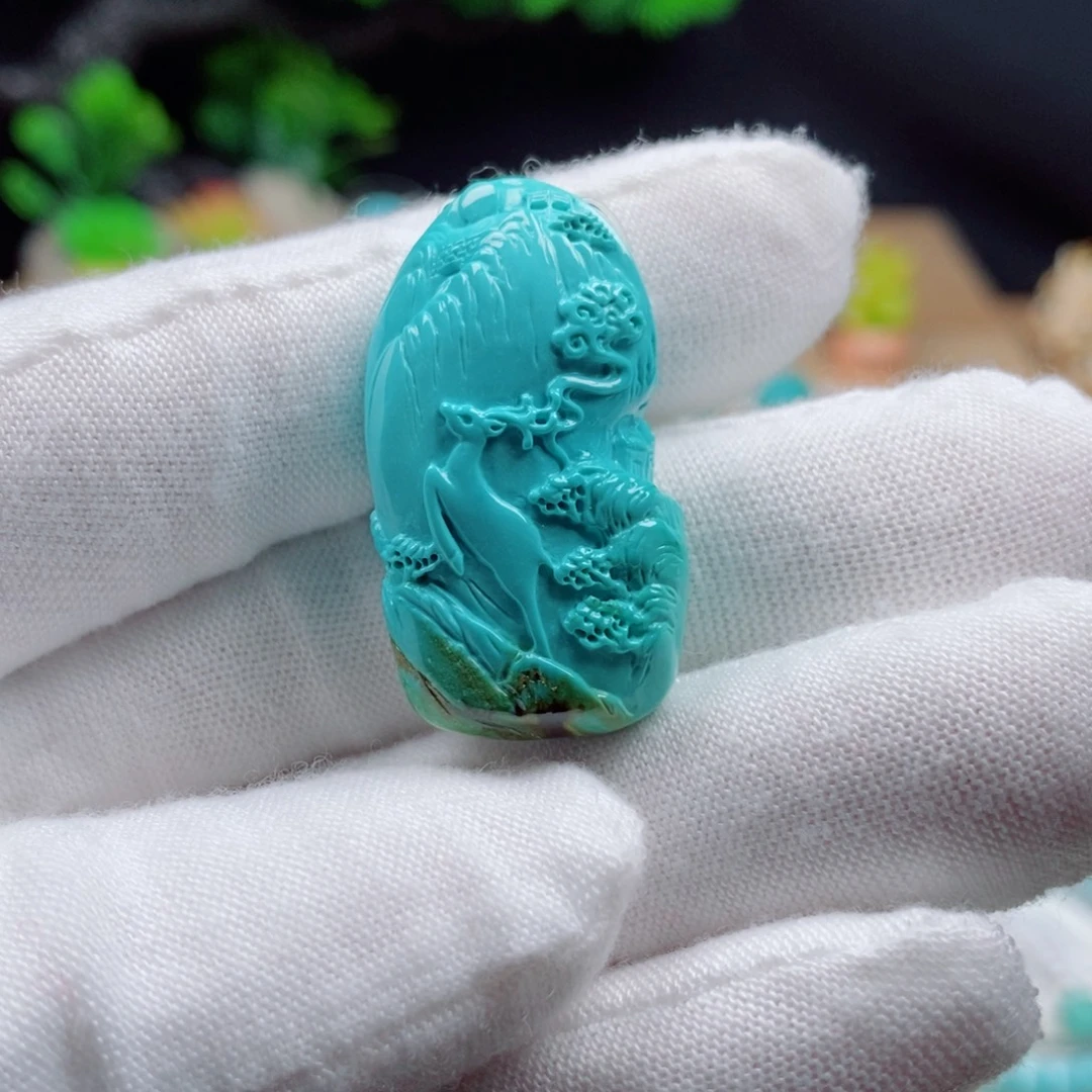 绿松石未镶嵌新款