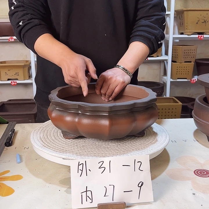 紫砂花盆紫砂花盆